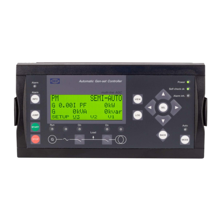 Deif AGC-4 User manual