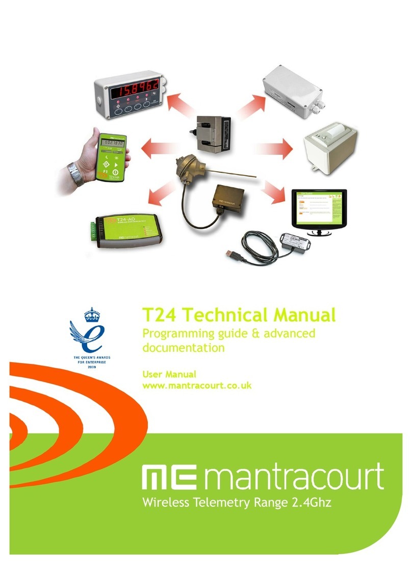 Mantracourt T24-BSi Technical manual