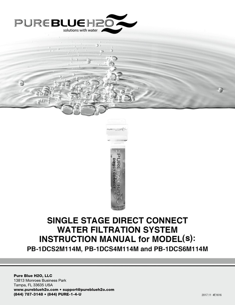 Pure Blue H2O PB-1DCS2M114M instruction manual