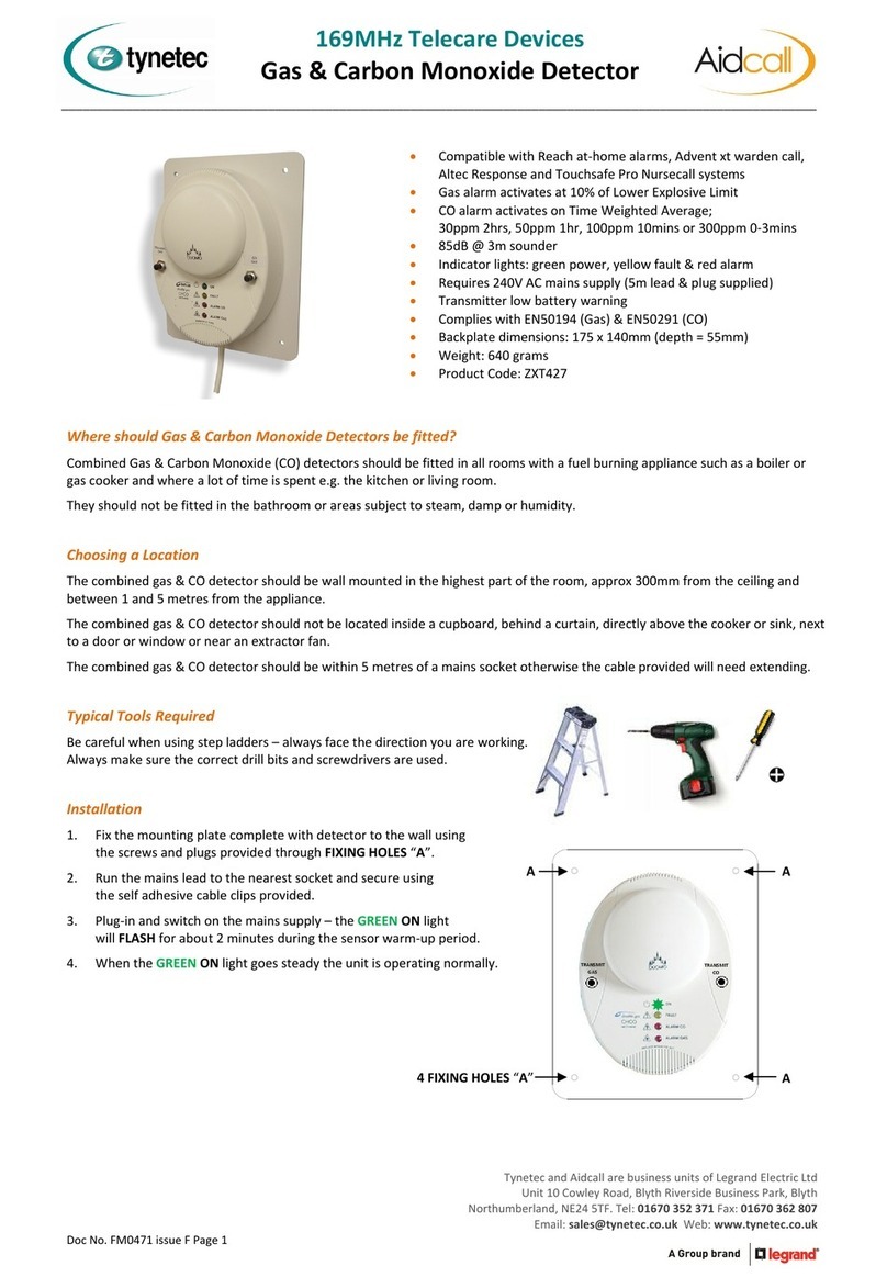 Tynetec ZXT427 manual