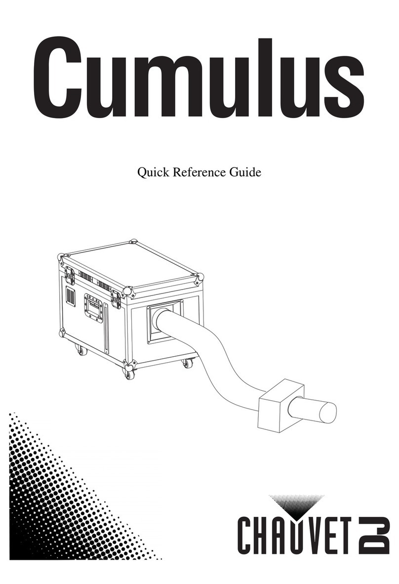 Chauvet DJ Cumulus User manual