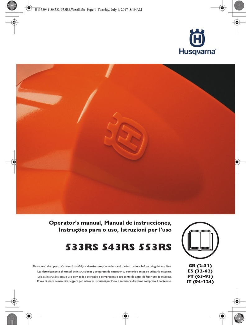 Husqvarna 533RS User manual