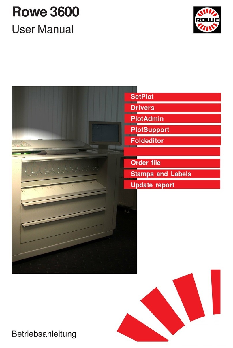 Rowe 3600 user manual