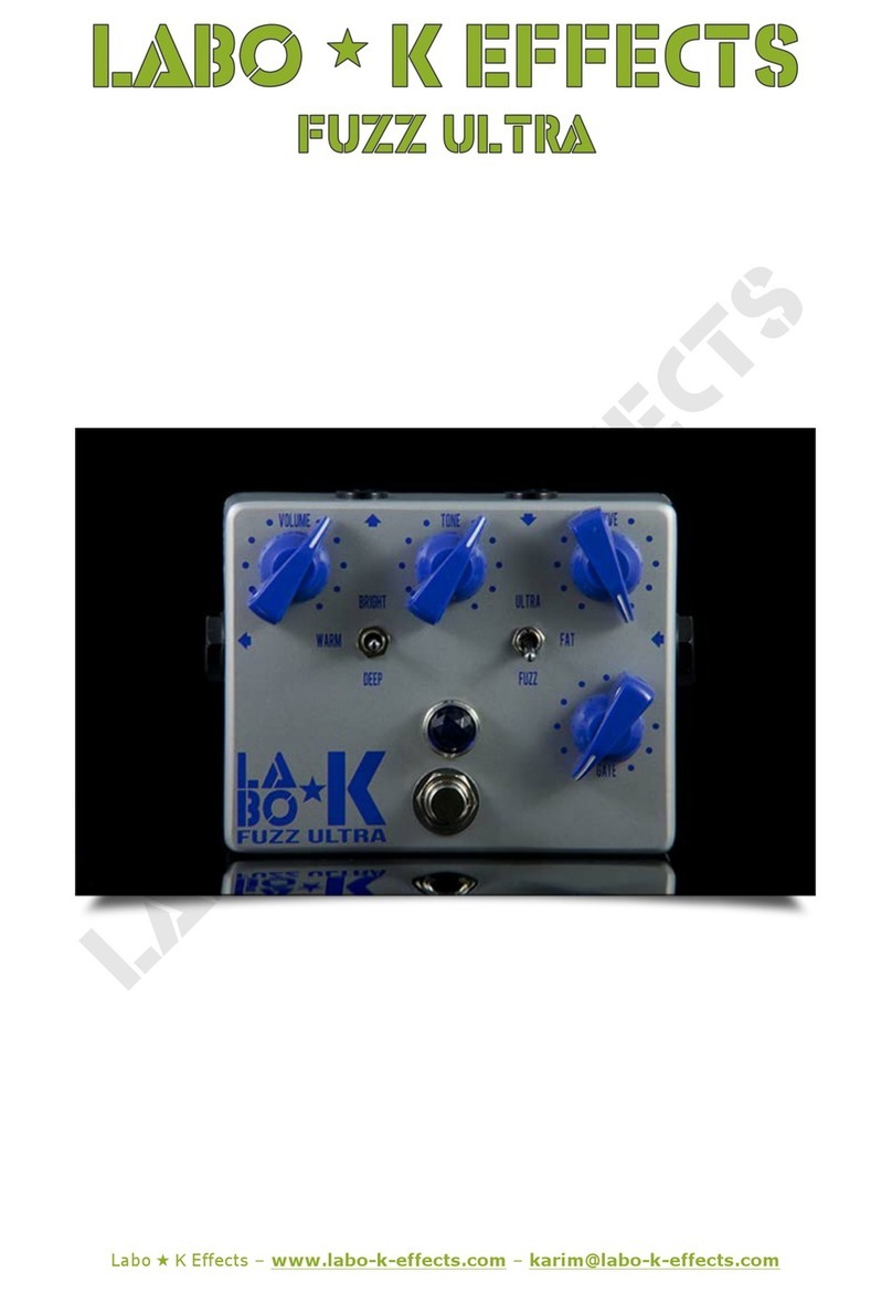 Labo K Effects Fuzz Ultra manual