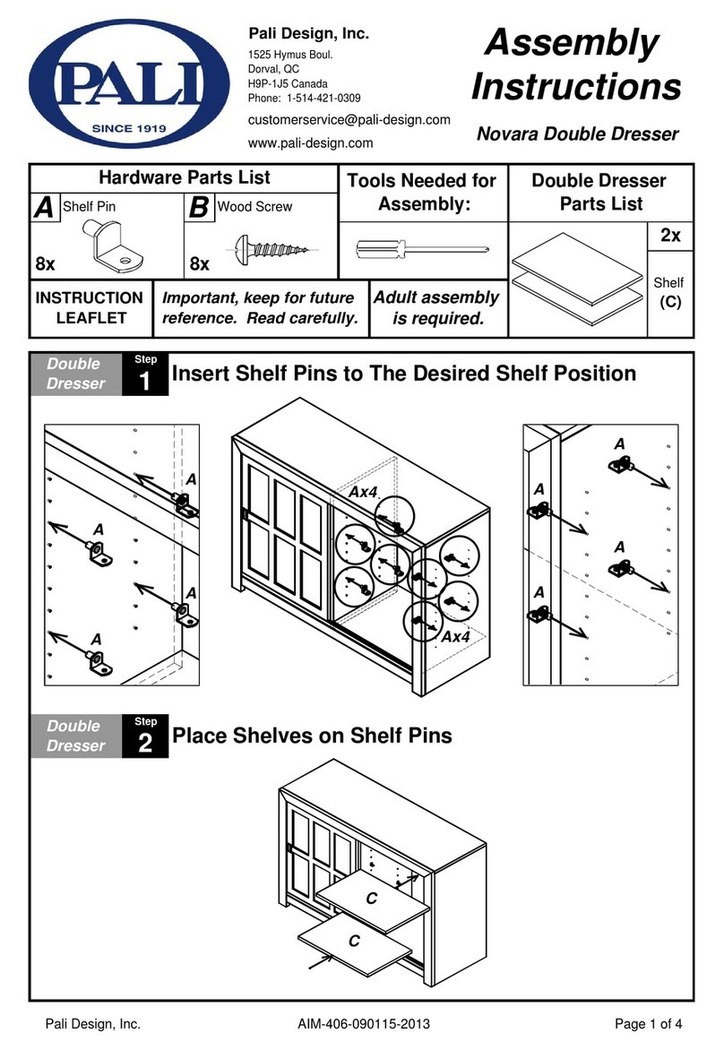 PALI NOVARA Assembly instructions