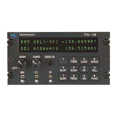 Technisonic Industries Limited TFM-138A User manual Technisonic Industries Limited TFM-138A User manual