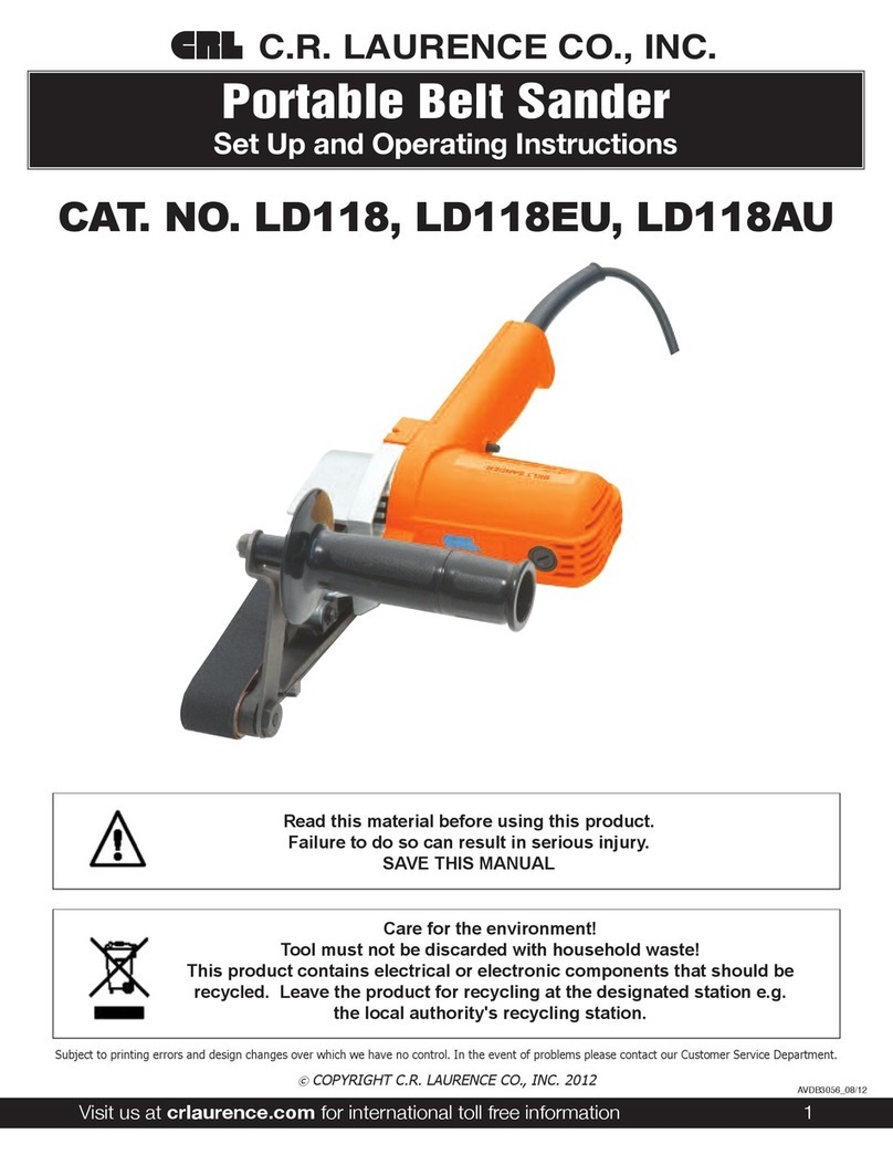 CRL LD118 Set up and operating instructions