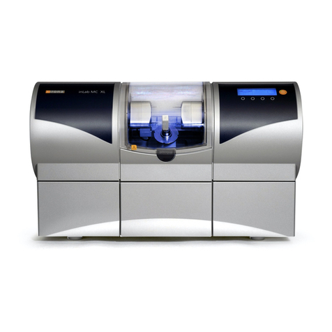 Sirona inLab MC XL User manual Sirona inLab MC XL User manual