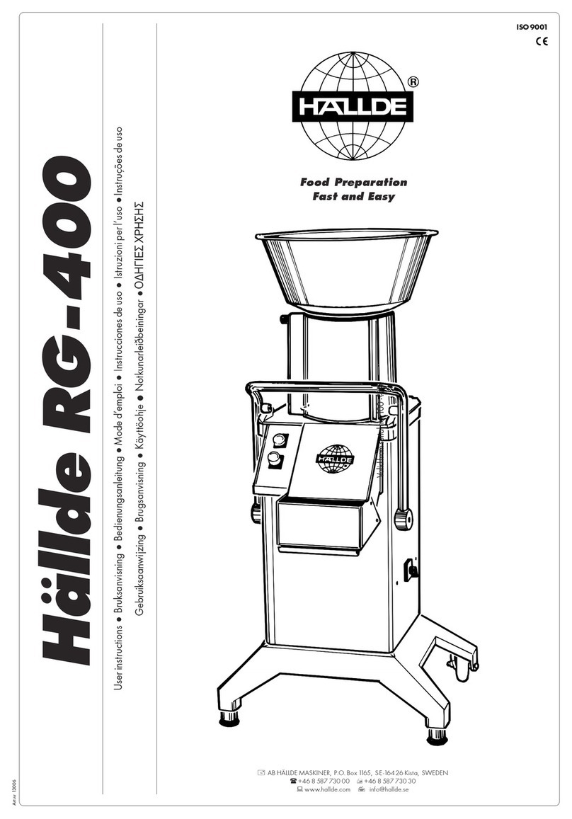 Hallde RG-400 User instructions