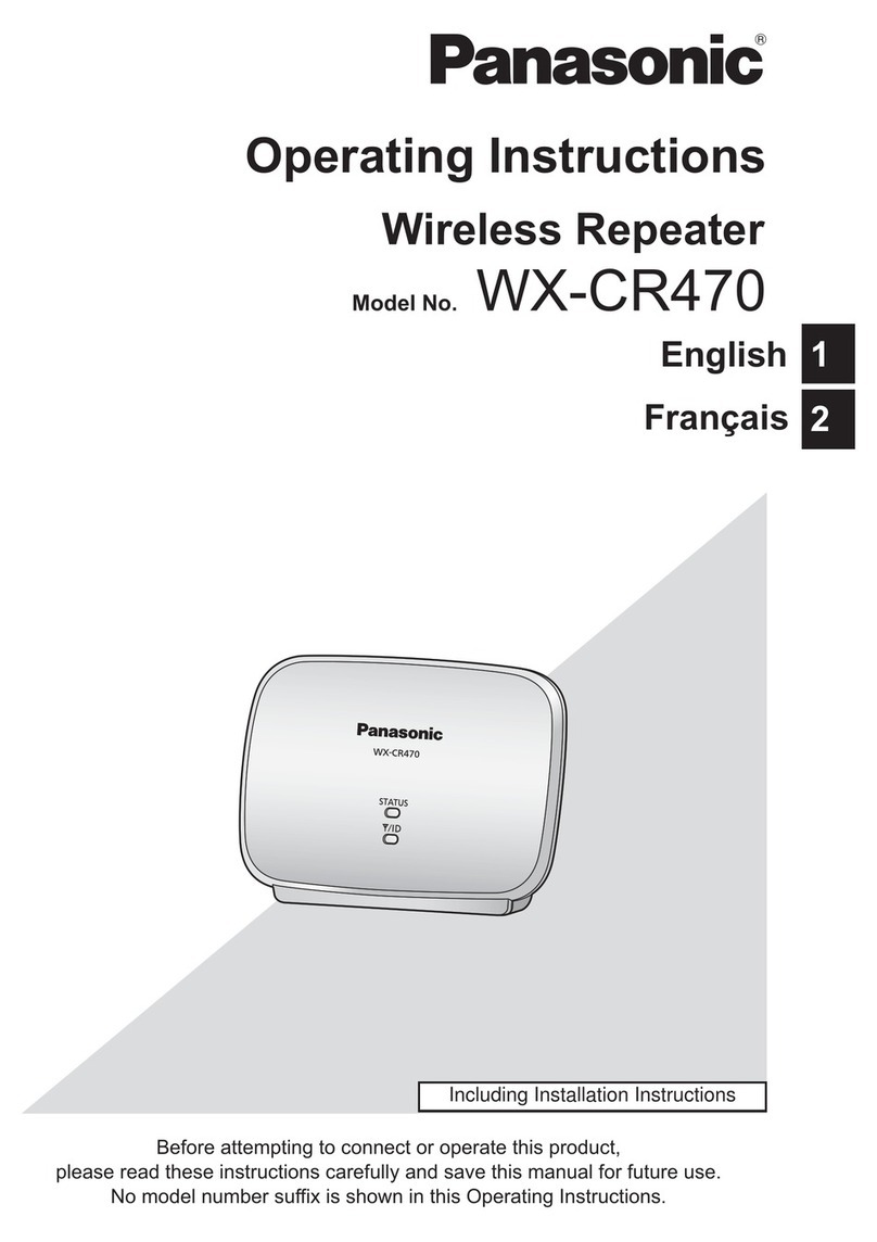 Panasonic WX-CR470 User manual