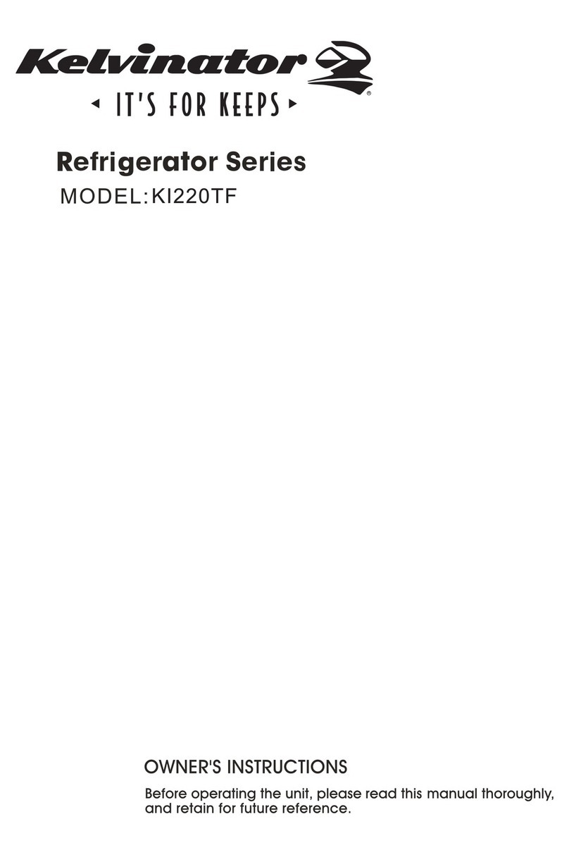 Kelvinator KI220TF Owner's instructions