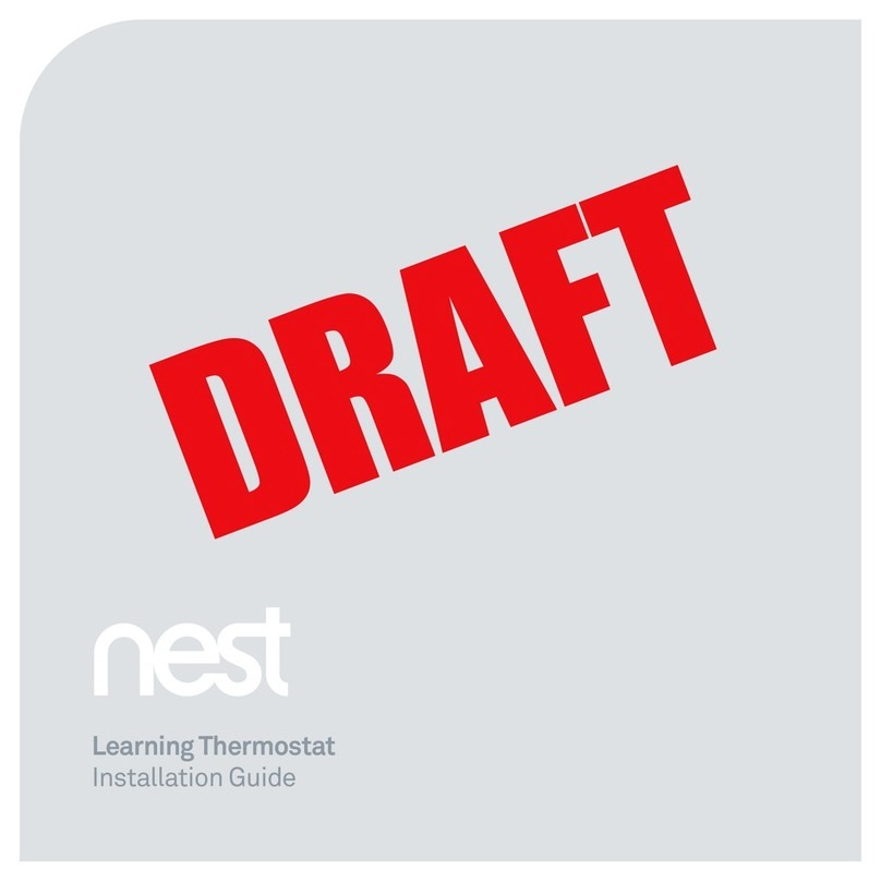 nest Learning thermostat User manual