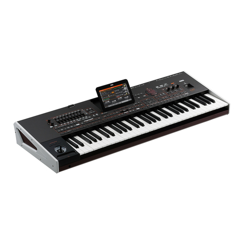 Korg PA4X User manual Korg PA4X User manual