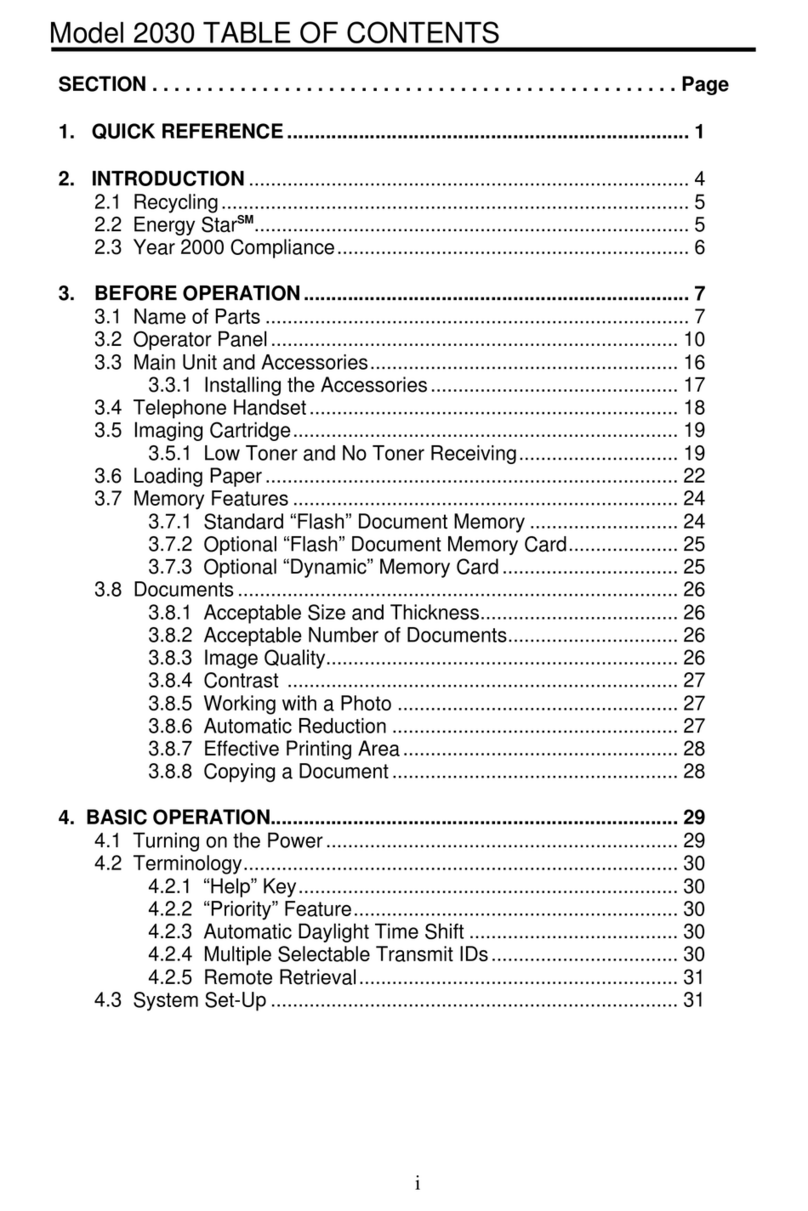 Pitney Bowes 2030 manual
