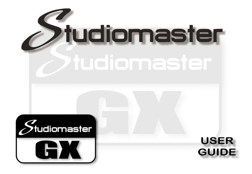 Studiomaster GX10 User manual