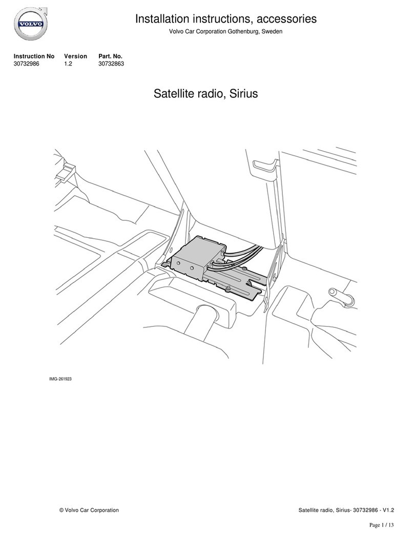 Volvo 30732863 installation instructions