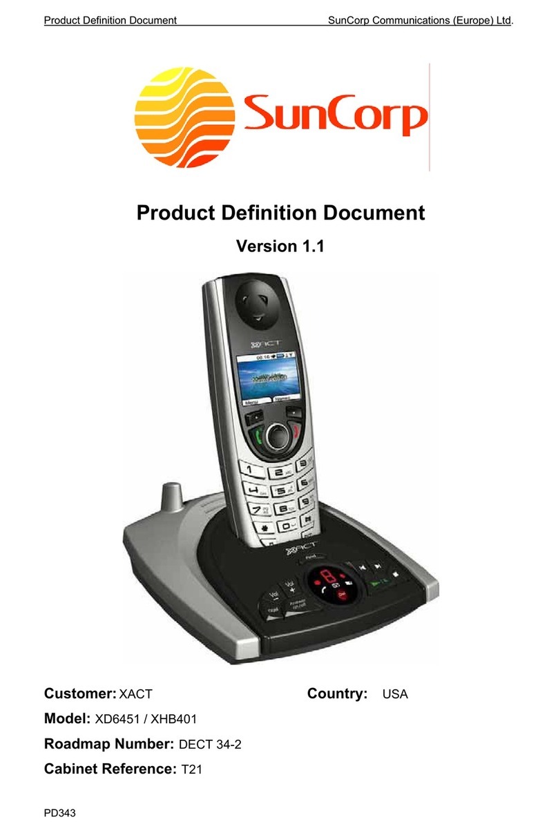 Xact XD6451 user manual