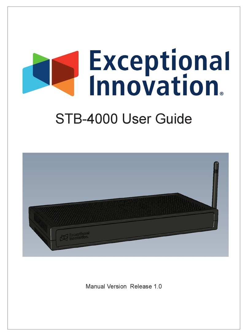 Exceptional Innovation STB-4000 user guide