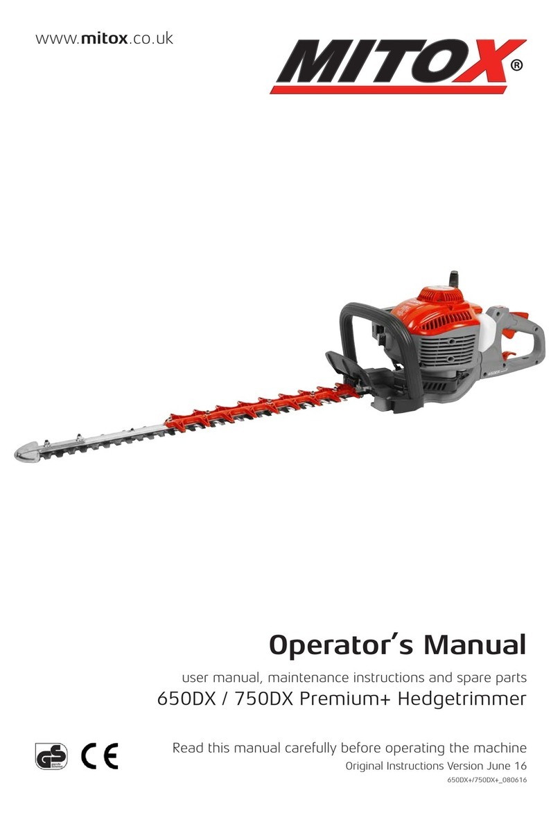 Mitox 650DX Premium+ Operator's manual