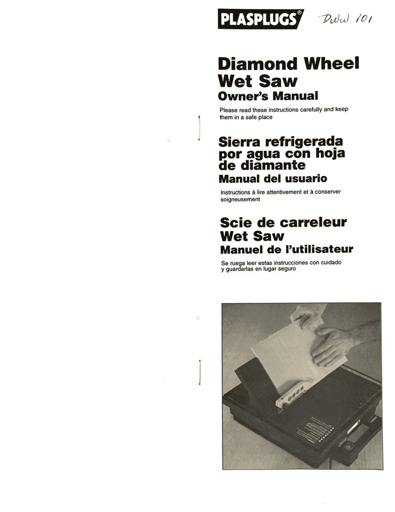 Plasplugs DWW101 User manual