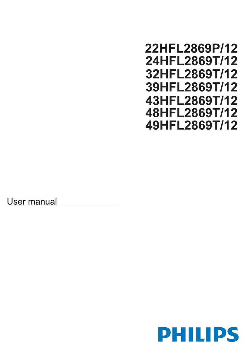 Philips 22HFL2869P/12 User manual Philips 22HFL2869P/12 User manual