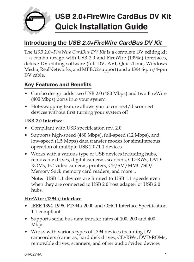 SIIG US2273 User manual
