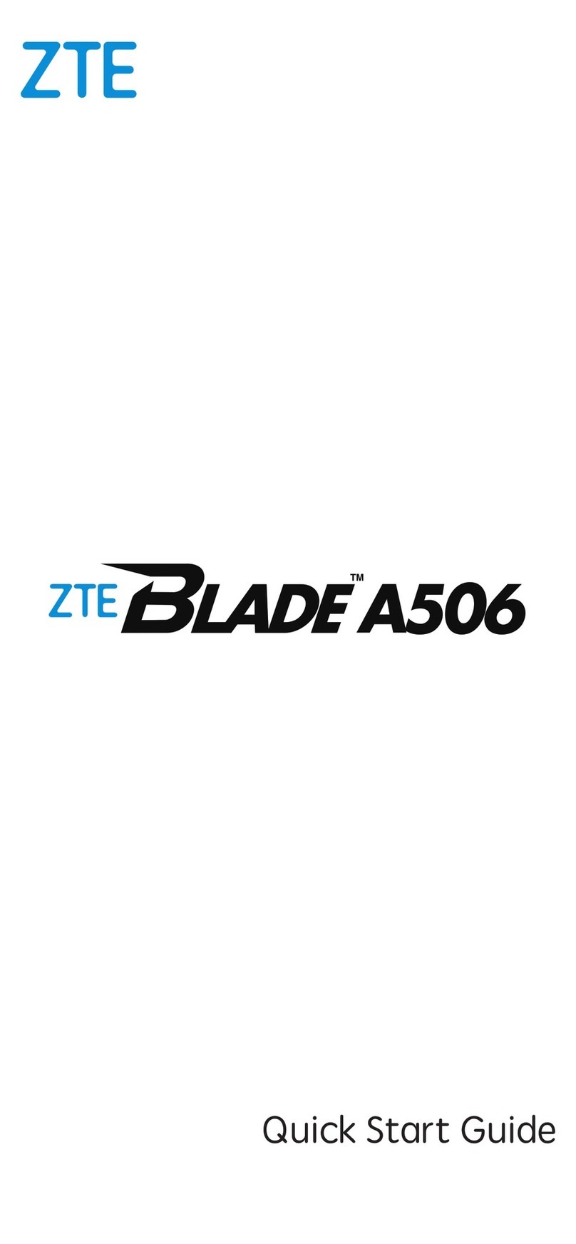 Zte Blade A506 User manual