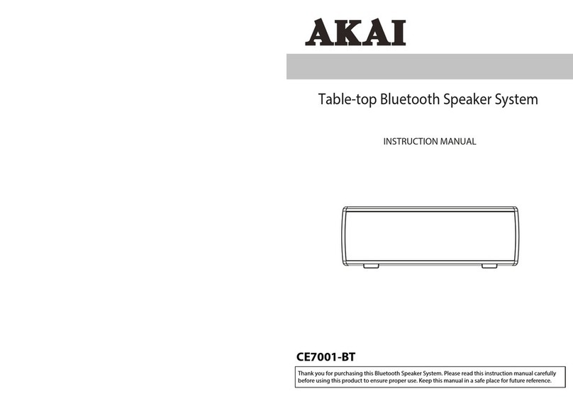 Akai CE7001-BT instruction manual