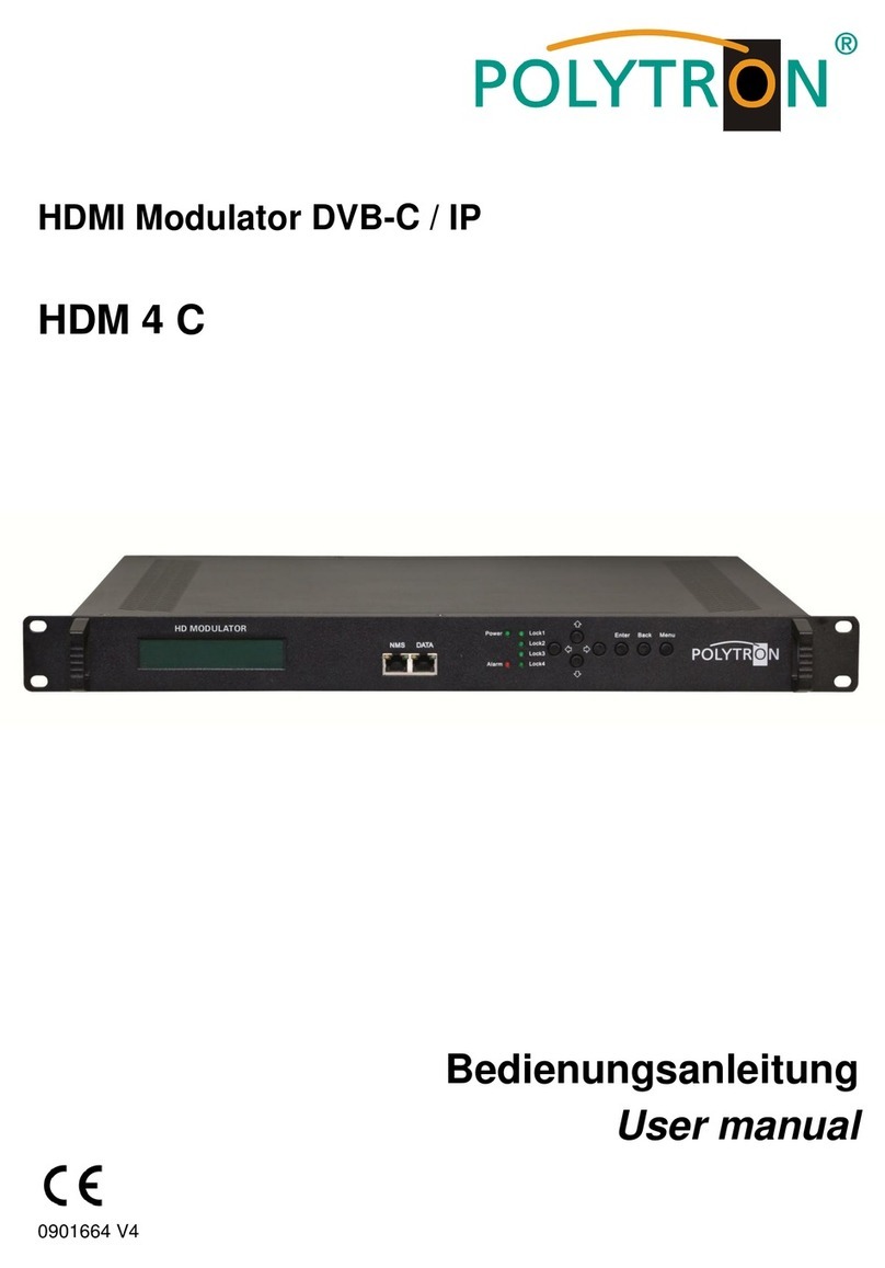 Polytron HDM 4 C User manual