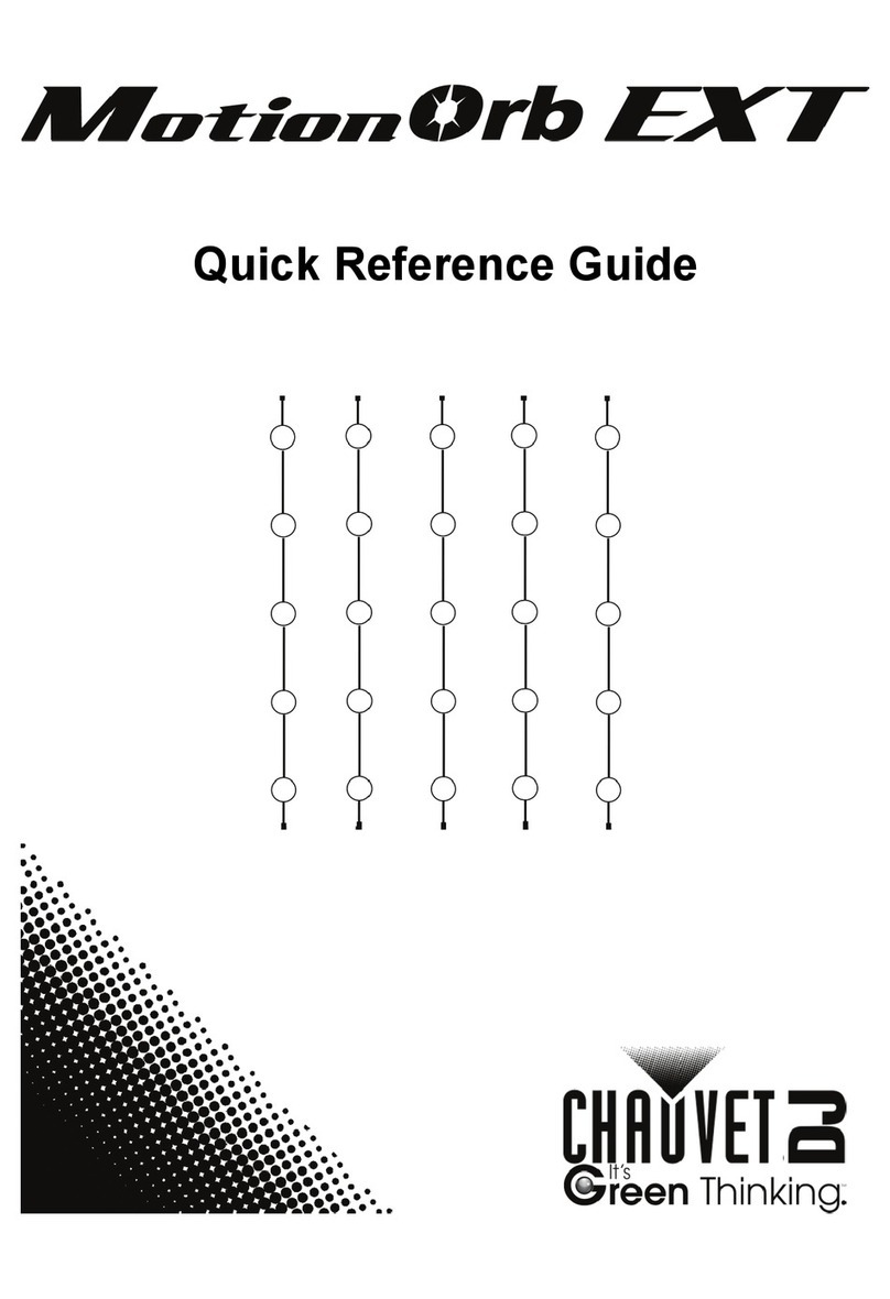 Chauvet Motion Orb EXT User manual