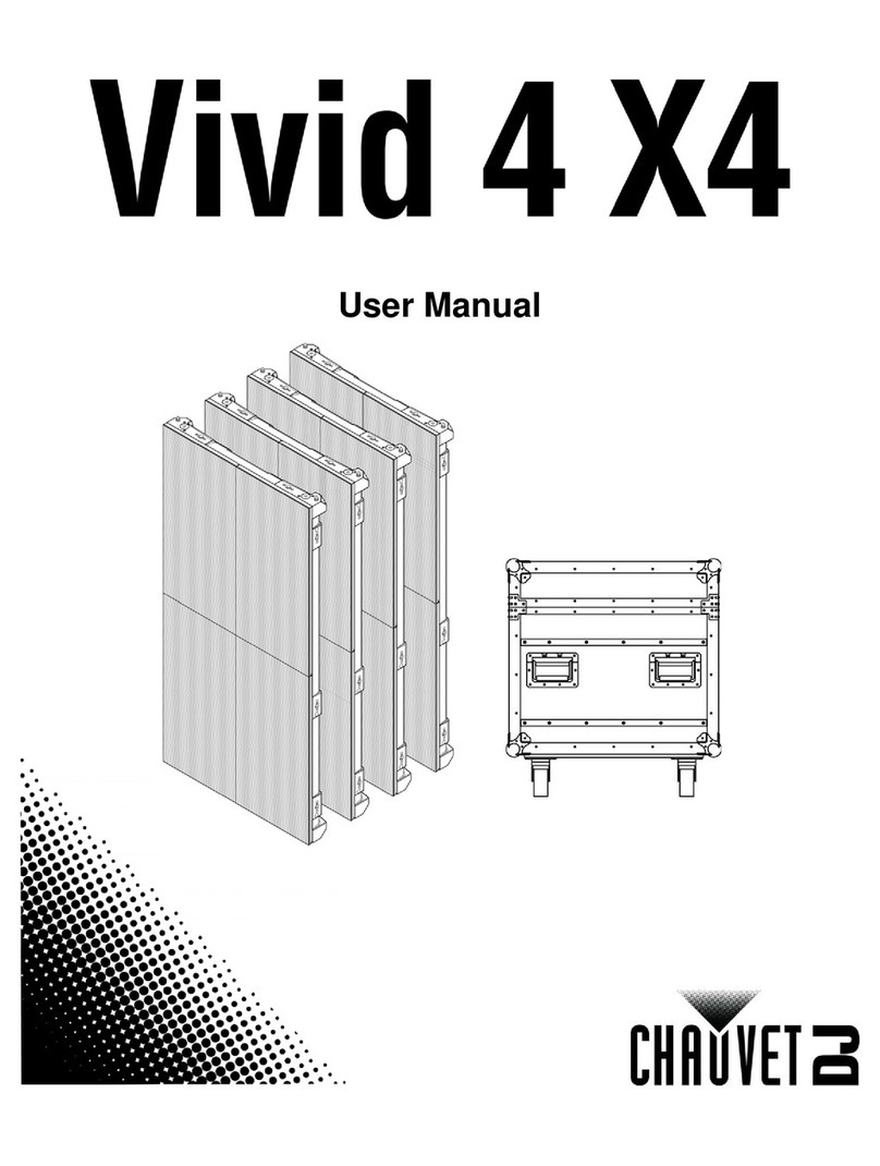Chauvet Vivid 4 X4 user manual Chauvet Vivid 4 X4 user manual