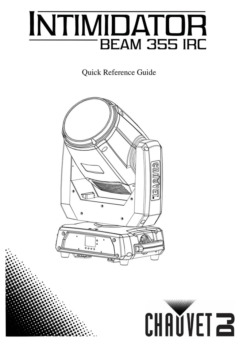 Chauvet intimidator beam 355 IRC User manual