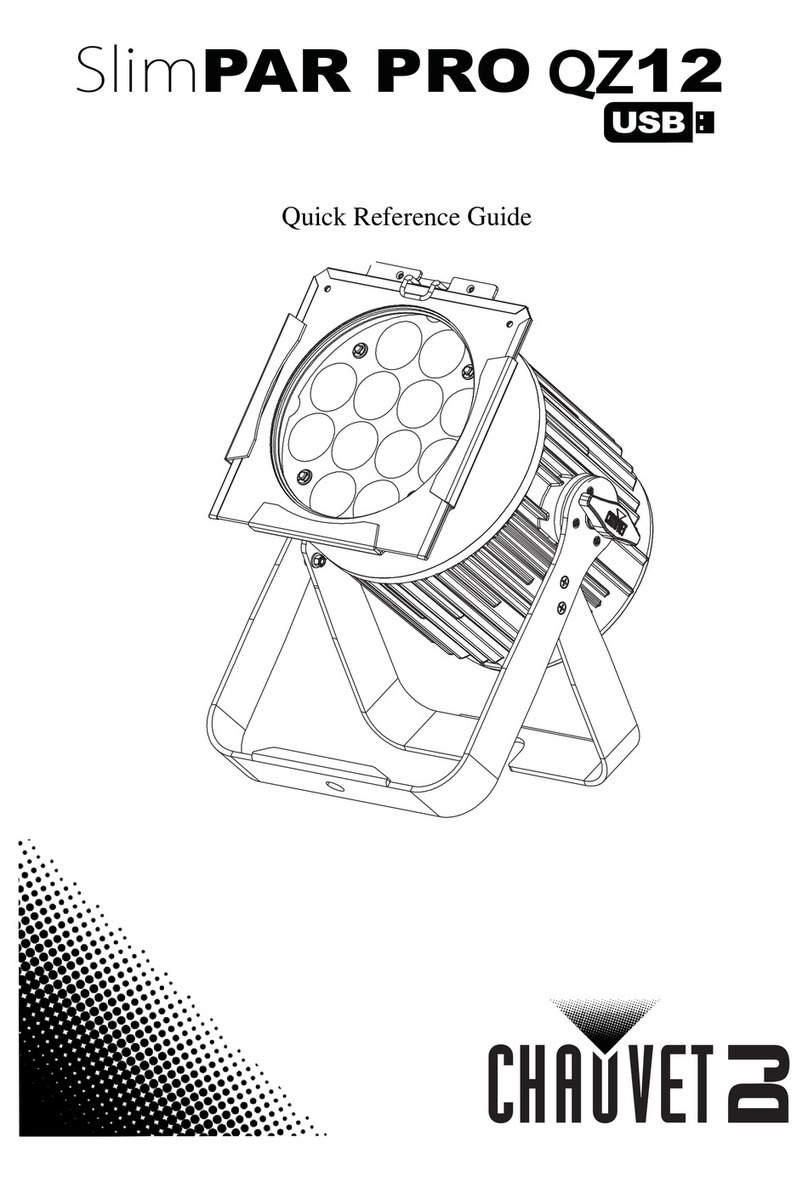 Chauvet SlimPAR Pro QZ12 USB User manual