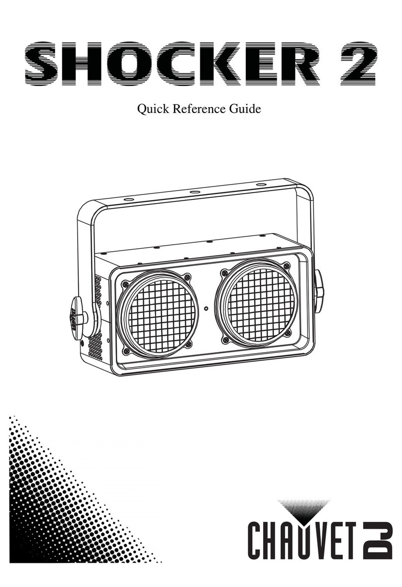 Chauvet Shocker 2 Quick reference guide