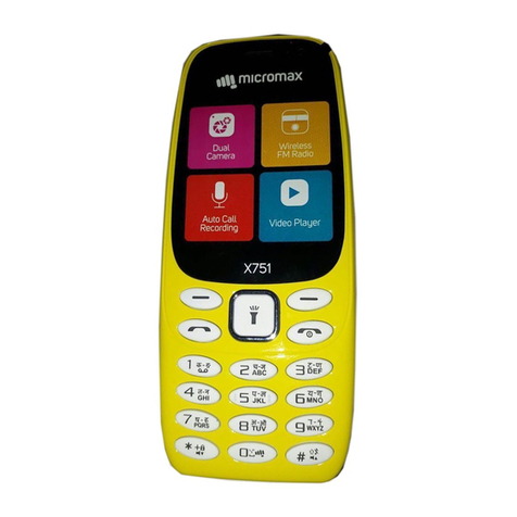 Micromax X751 User manual