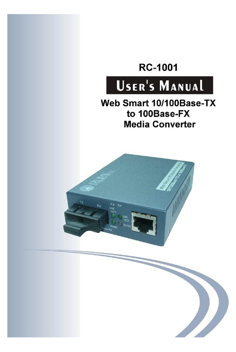 Ruby RC-1001 user manual