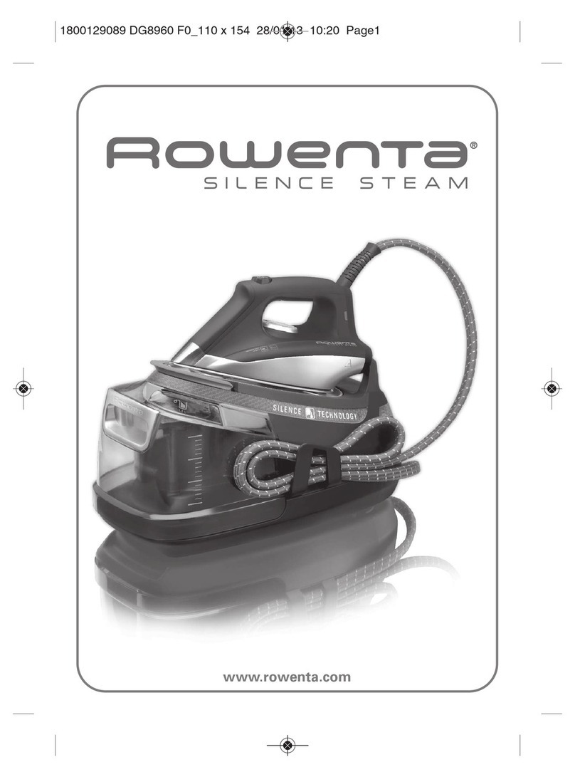 Rowenta SILENCE STEAM DG8960F0 use & care