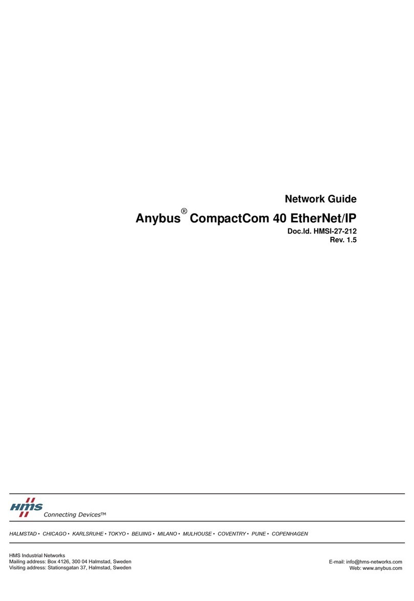 Anybus CompactCom 40 EtherNet/IP Installation and maintenance instructions