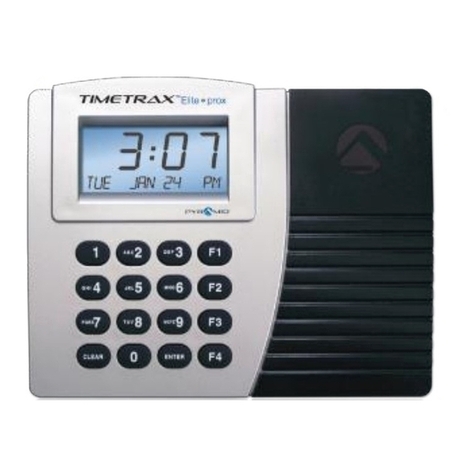 Pyramid TTPROXEK TIMETRAX Elite Prox ek User manual