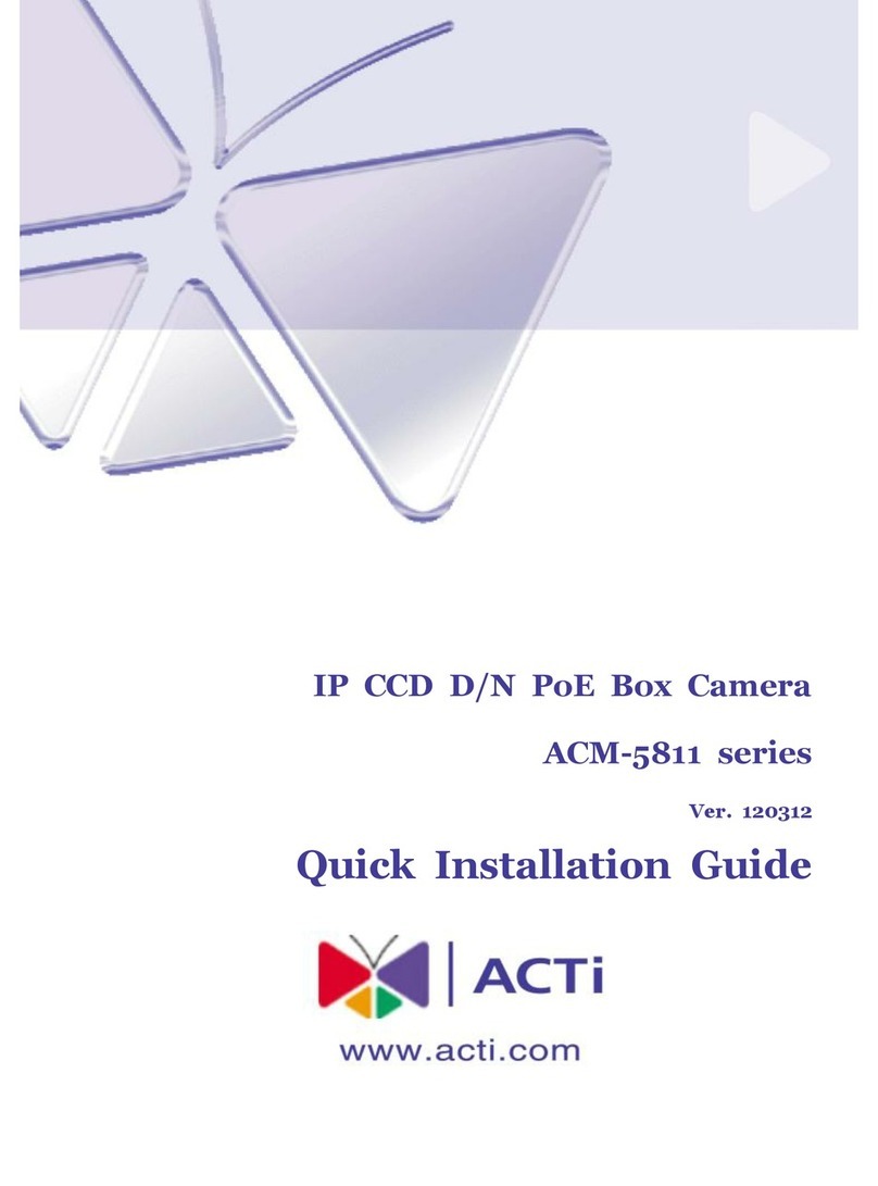 ACTi ACM-5811 series User manual