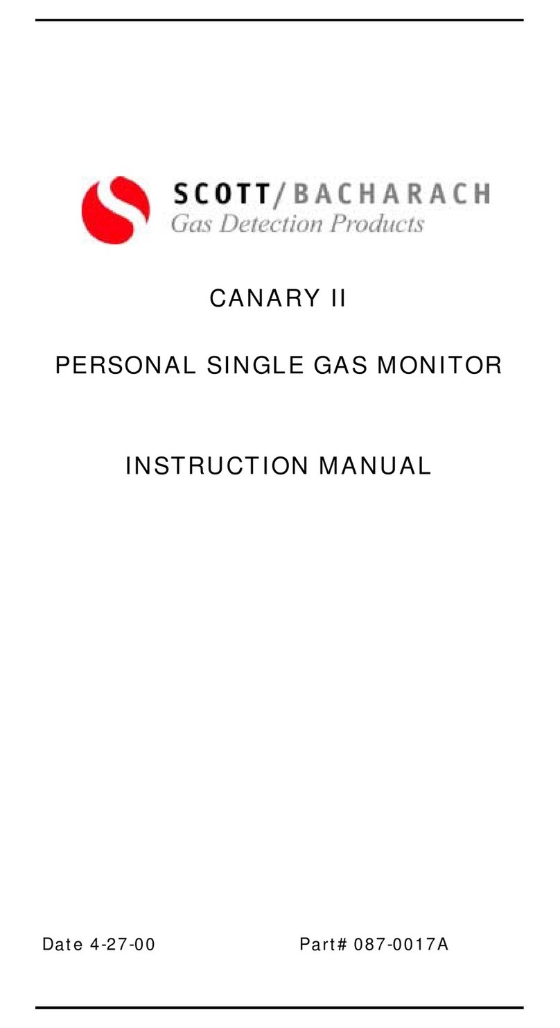 Scott Bacharach CANARY II instruction manual