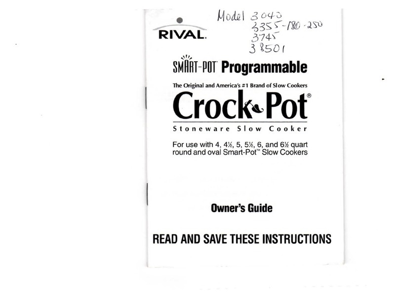 Rival Crock Pot instructions