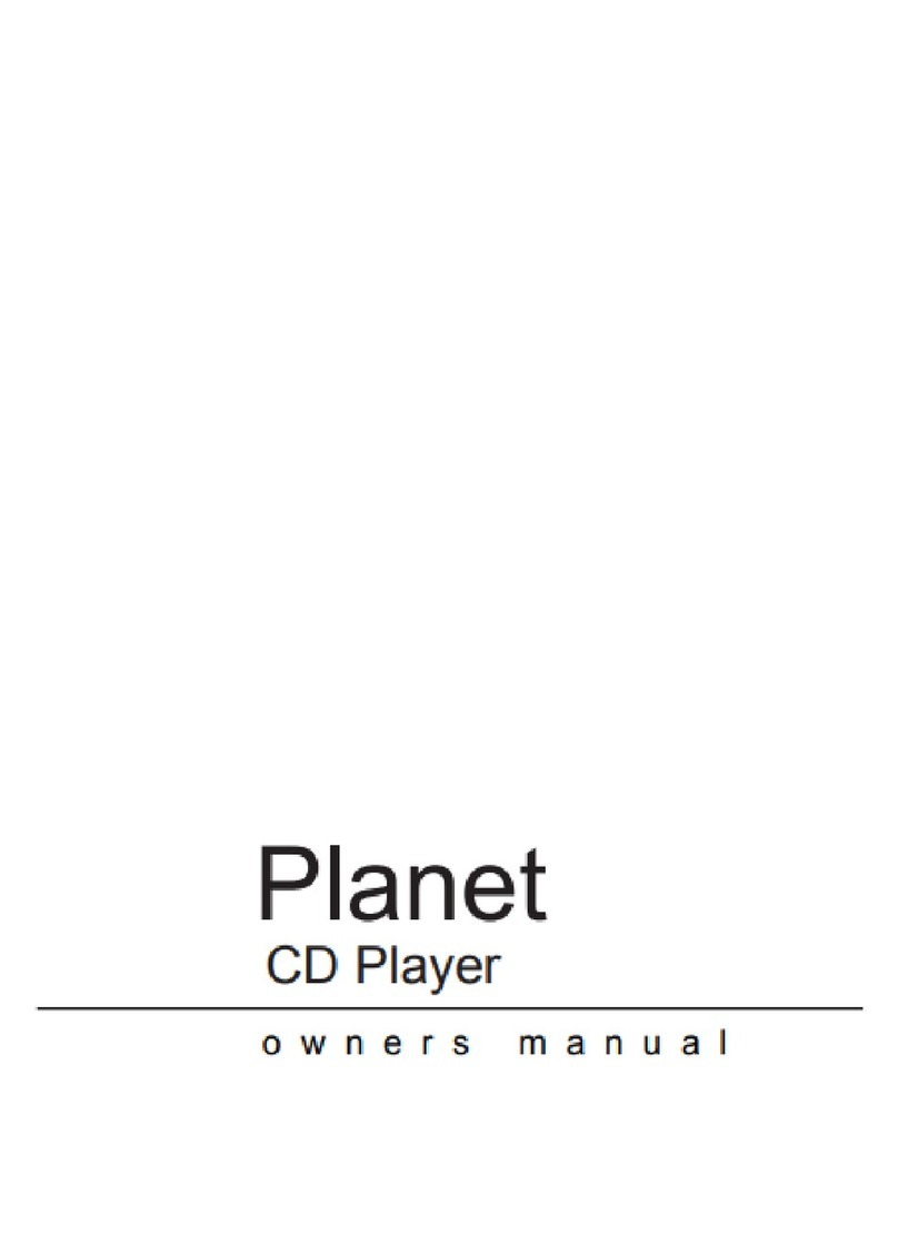 Rega Planet 2000 User manual