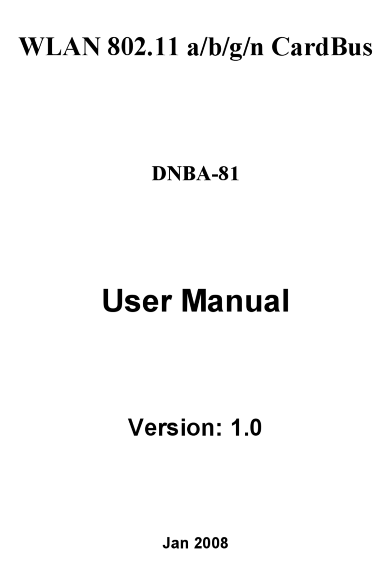 Wistron NeWeb DNBA-81 user manual