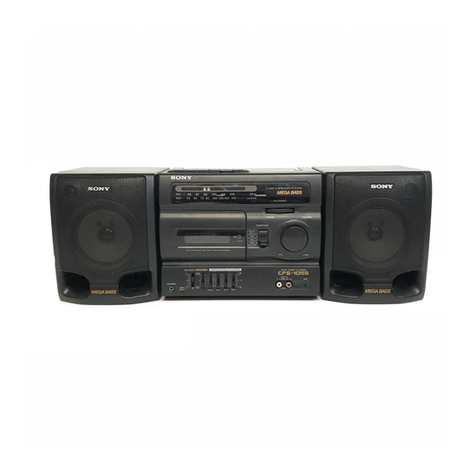 Sony CFS-1055 User manual