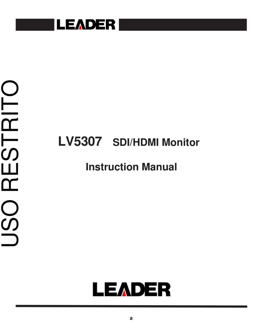 Leader LV5307 User manual Leader LV5307 User manual