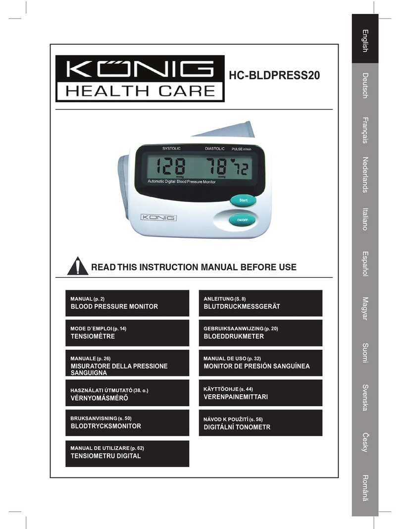 Konig HC-BLDPRESS20 User manual