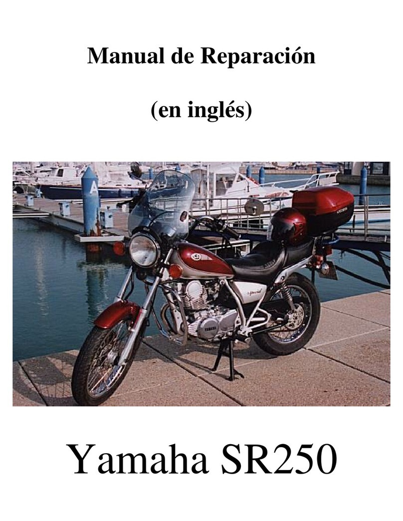 Yamaha SR250 Repair manual