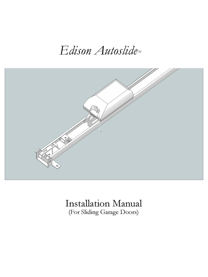 Edison Autoslide User manual