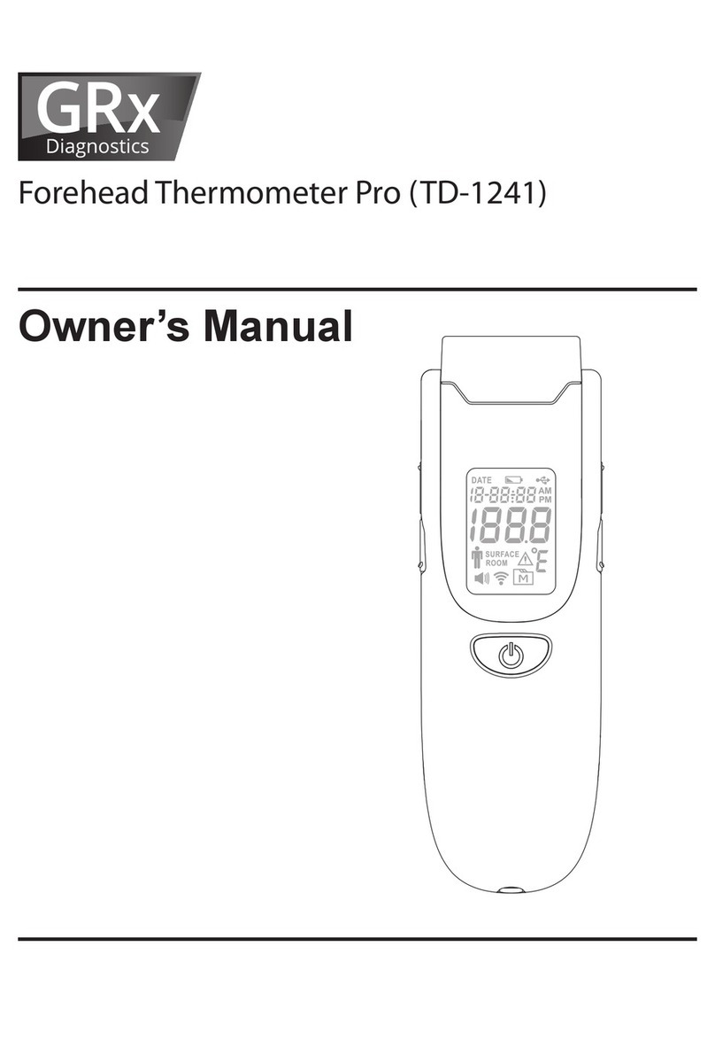 GRx Diagnostics TD-1241 owner's manual